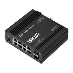 Switch industriel manageable PoE+ 8 ports Gigabit 2 SFP Teltonika TSW202