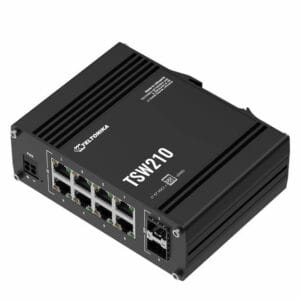 Switch Ethernet industriel 8 ports Gigabit 2 SFP Teltonika TSW210