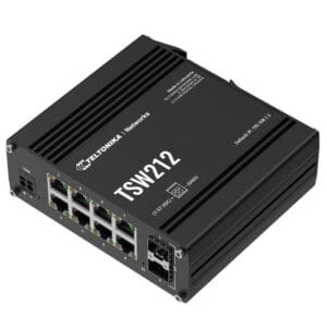 Switch Ethernet industriel manageable 8 ports Gigabit 2 SFP Teltonika TSW212