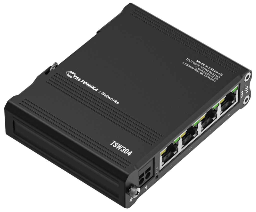 Switch Ethernet industriel compact 4 ports Gigabit Teltonika TSW304