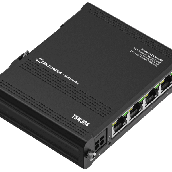 Switch Ethernet industriel compact 4 ports Gigabit Teltonika TSW304