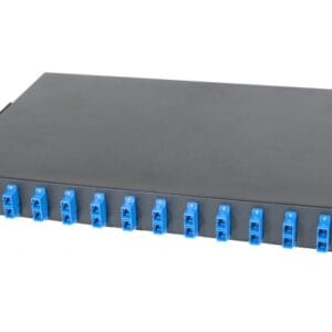 Tiroir fibre optique 12 ports SC duplex équipé 24 fibres