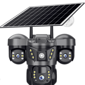 Caméra de surveillance solaire PTZ 4G sans fil