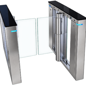 Portillon Speed Gate automatique double vantail en verre