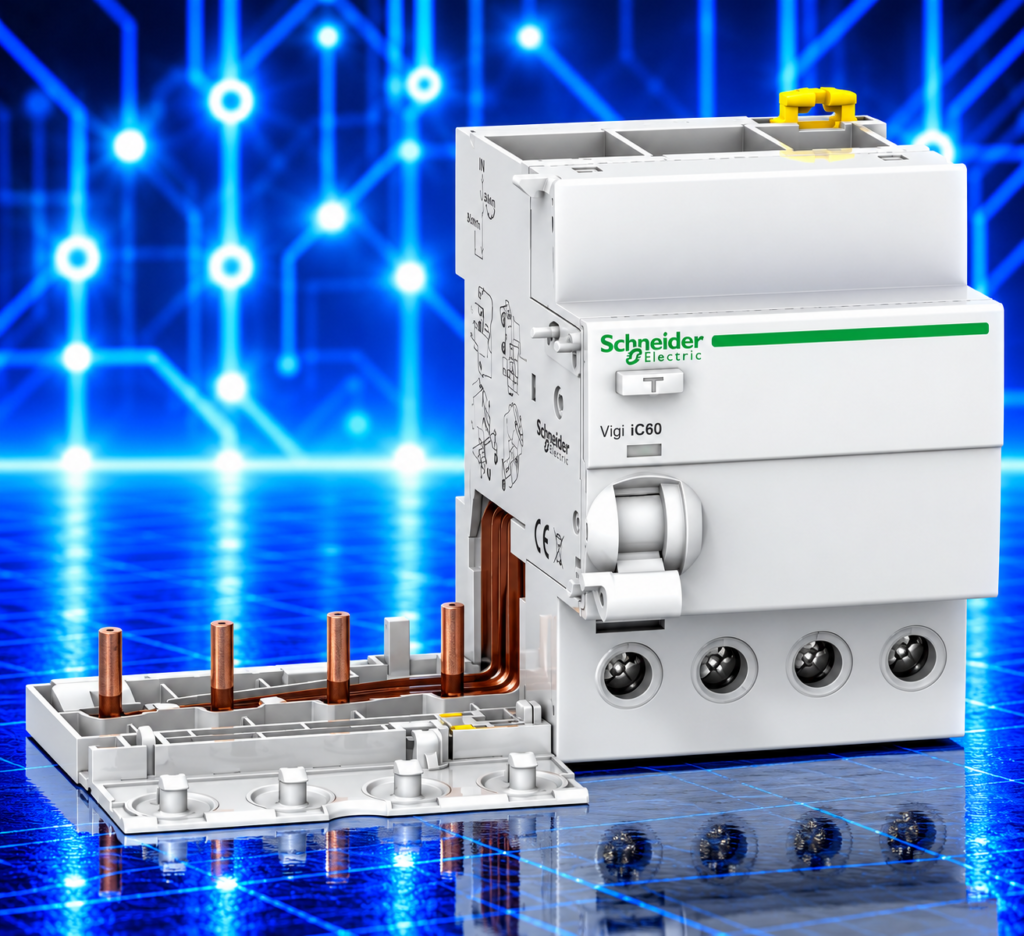 Bloc différentiel Schneider Electric Acti9 Vigi iC60 A9V44440 – 4P – 40 A – 300 mA – Type AC