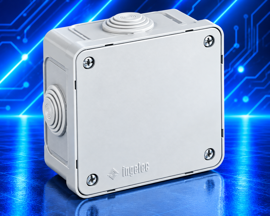 Boîte de dérivation électrique étanche 80 × 80 × 45 mm référence 2080