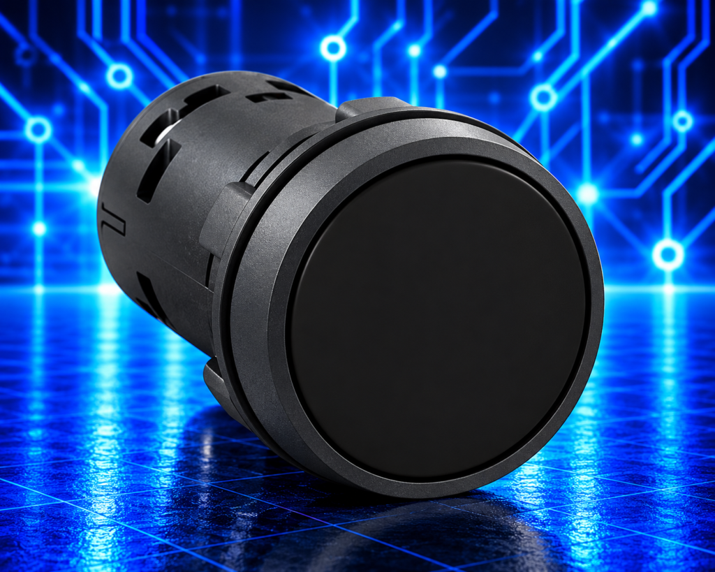 Bouton-poussoir noir Schneider Electric Harmony XB7 XB7NA21 – Ø22 mm – 1NO