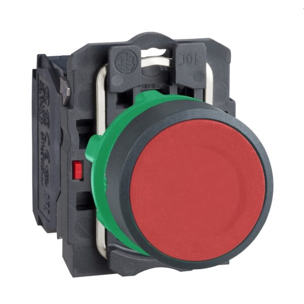Bouton-poussoir Schneider Electric Harmony XB5AA42 rouge non lumineux
