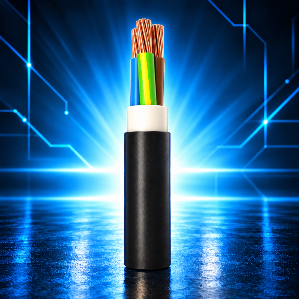 Câble électrique U-1000 R2V 3×2,5 mm² cuivre 0,6/1 kV CABLEU1R2V3