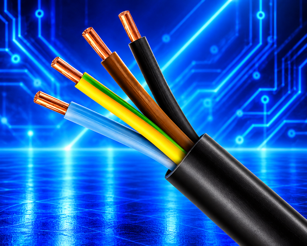 Câble électrique IMACAB U-1000 R2V 4G2,5 mm² avec conducteur de terre