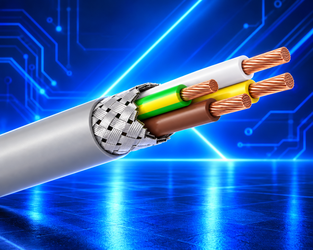 Câble de signal blindé LIYCY 4 × 1 mm² SIV pour automatisme industriel