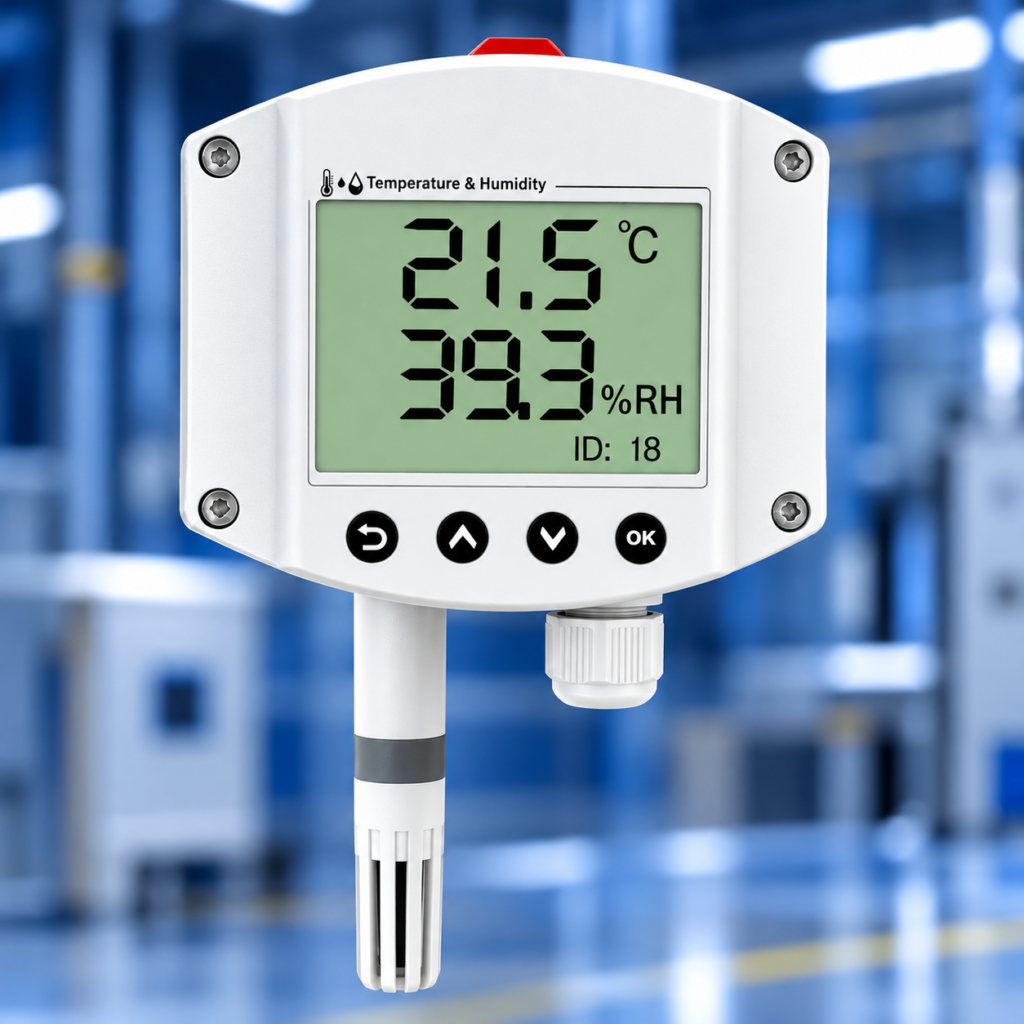 Capteur transmetteur température et humidité RS-WS-4-20mA avec deux sorties analogiques 4–20 mA