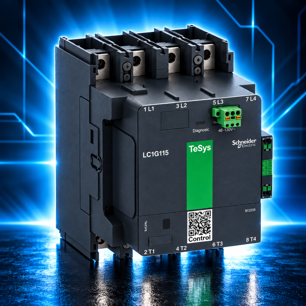 Contacteur Schneider Electric TeSys Giga LC1G1504KUEN 4P 4NO 275 A bobine 100 à 250 V AC/DC