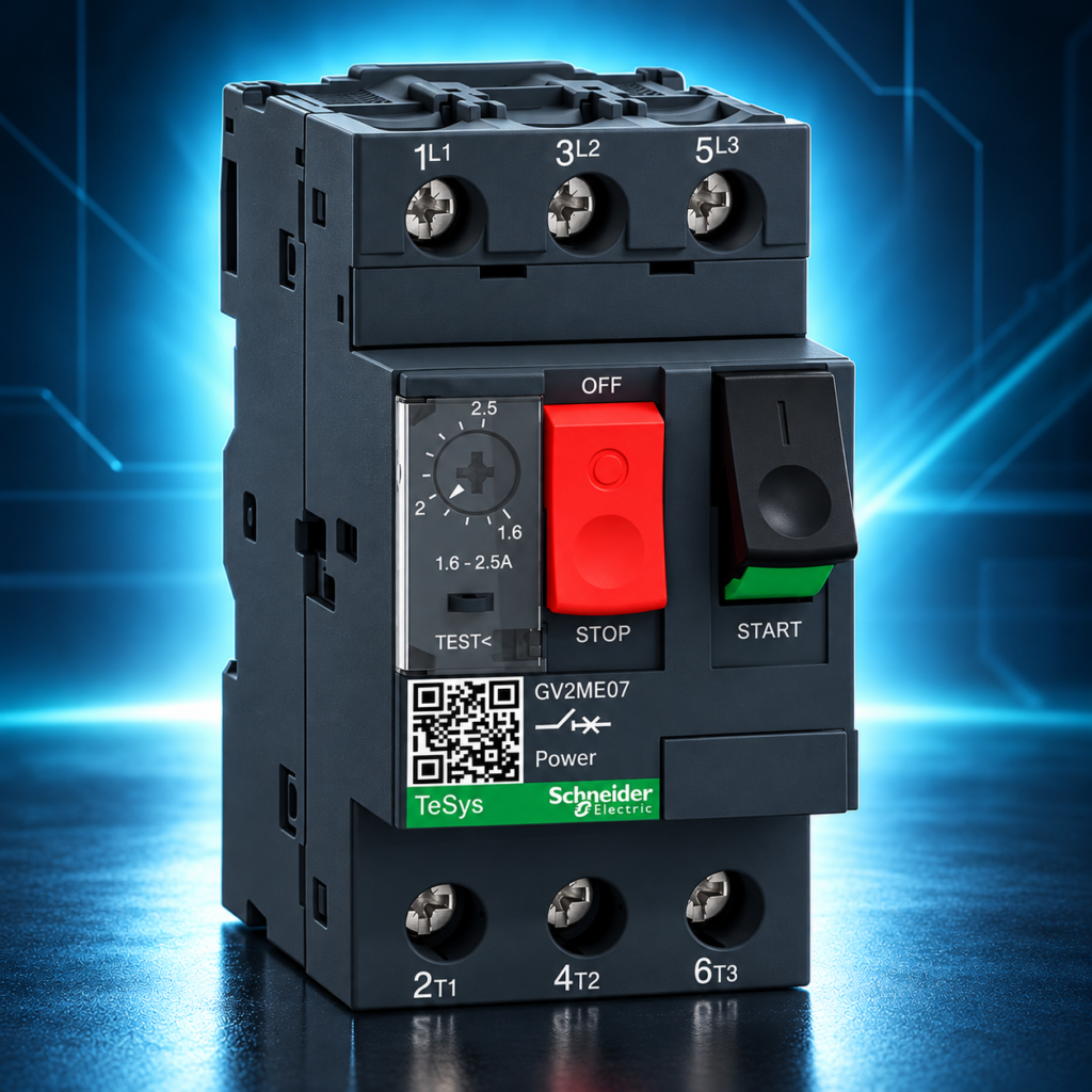 Disjoncteur moteur Schneider Electric TeSys GV2ME07 magnétothermique 1,6 à 2,5 A