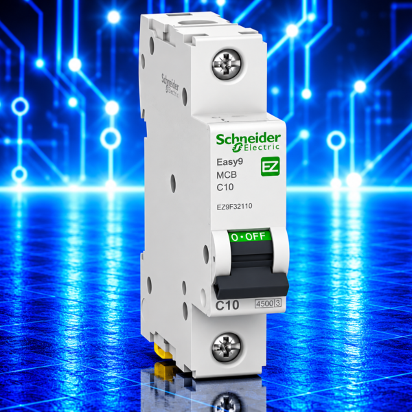 Disjoncteur unipolaire Schneider Electric Easy9 EZ9F32110 – 1P – 10 A – courbe C – 4,5 kA