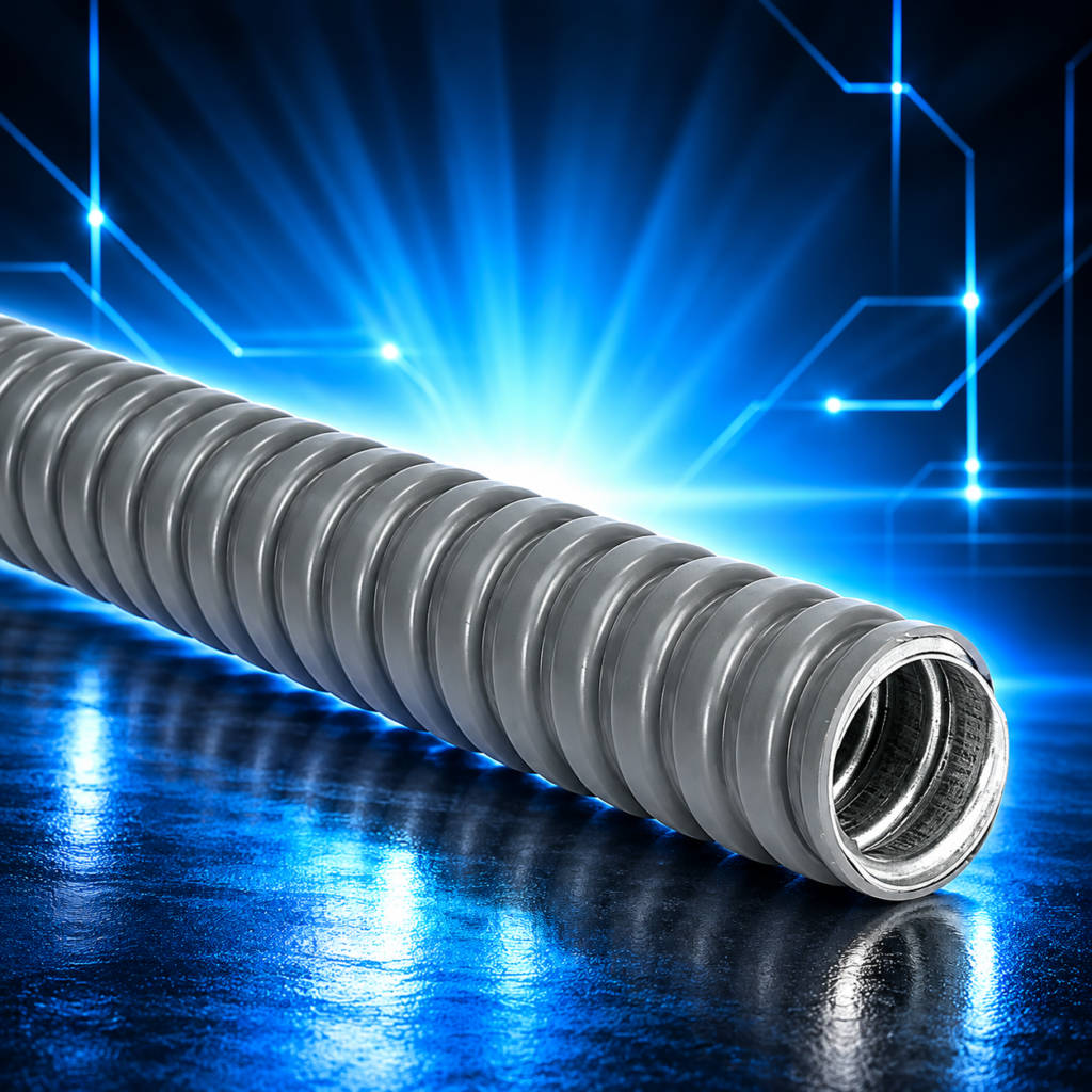 Gaine électrique flexible armée diamètre 9 mm référence GFAD9mm pour protection de câbles
