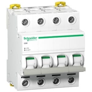 Interrupteur-sectionneur Schneider Electric Acti9 iSW A9S65491 4P 100 A