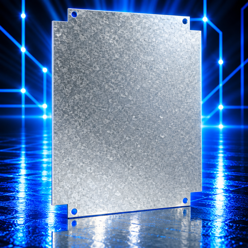 Platine de montage non perforée XP65250 référence PNP0605P pour coffret électrique