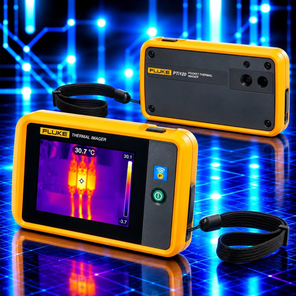 Caméra thermique compacte Fluke PTi120 pour inspection industrielle