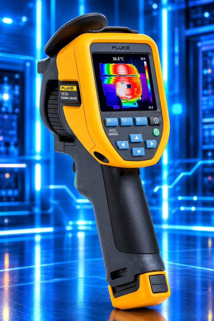 Caméra thermique Fluke TiS75+ haute résolution 384 × 288 pixels