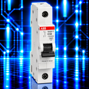 Disjoncteur modulaire ABB SH201T-C32 unipolaire 1P 32 A courbe C 3 kA référence 2CDS231001R0324