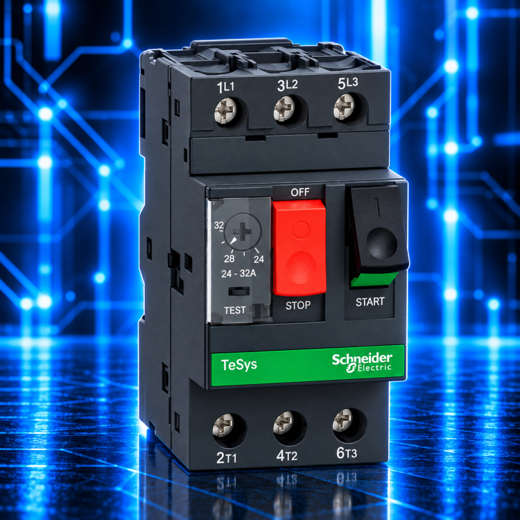 Disjoncteur moteur Schneider Electric TeSys GV2ME32 magnétothermique 24 à 32 A tripolaire