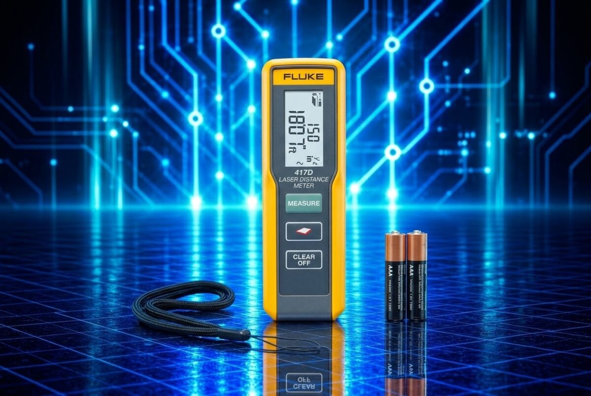 Télémètre laser Fluke 417D avec portée de mesure de 40 mètres