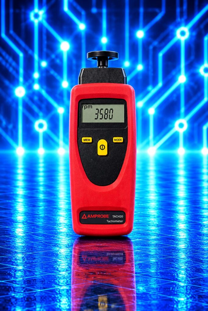 Tachymètre numérique Fluke TACH20 avec mesure par contact et sans contact