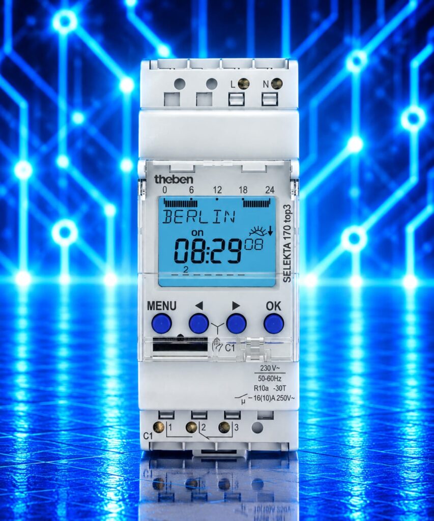 Horloge digitale programmable Theben SELEKTA 170 top3