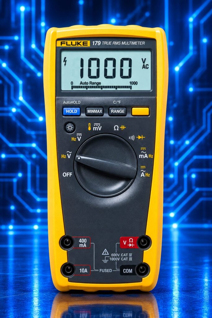 Multimètre numérique Fluke 179 True RMS avec mesure de température