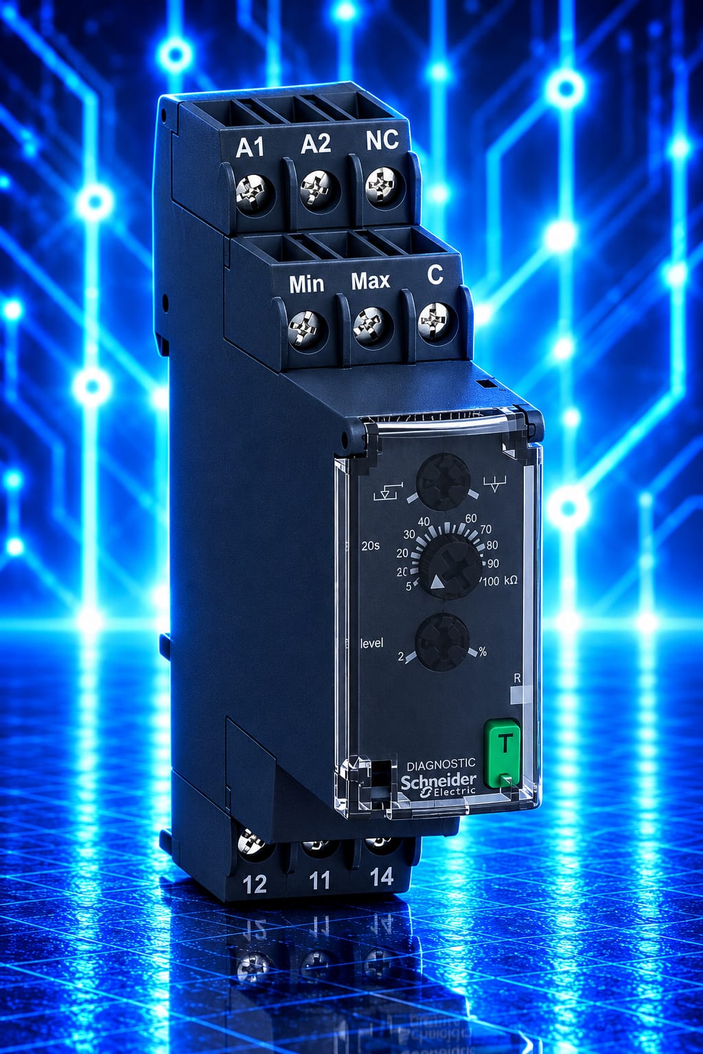 Schneider Electric RM22LG11MR – Relais de niveau Relais de contrôle de niveau Schneider Electric Harmony RM22LG11MR