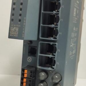 Switch Ethernet industriel Siemens SCALANCE XC206-2 avec ports RJ45 et fibre optique