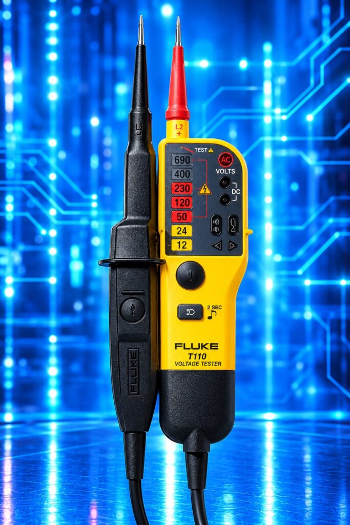Testeur de tension bipolaire Fluke T110 pour installations électriques